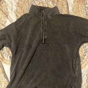 Half Zip Fleece Long Sleeve Shirt